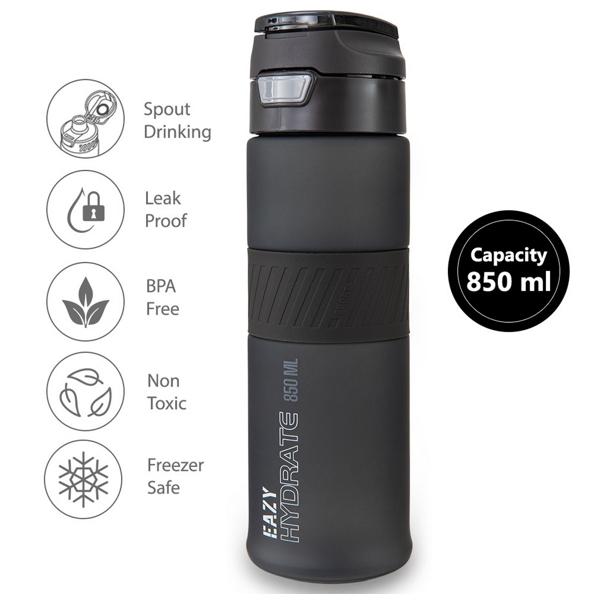 Eazy Kids 850ml Tritan Water Bottle