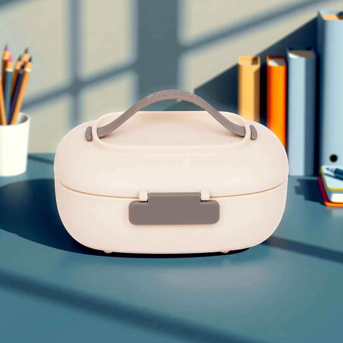 Eazy Kids 850ml White Lunch Box Unisex, 3-4 Years