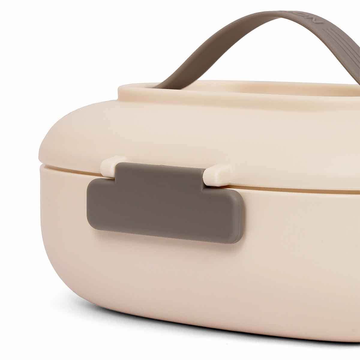 Eazy Kids 850ml White Lunch Box Unisex, 3-4 Years