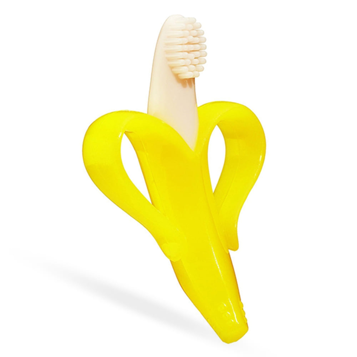 Eazy Kids Baby Banana Toothbrush & Teether Toddler, 0-2 Years