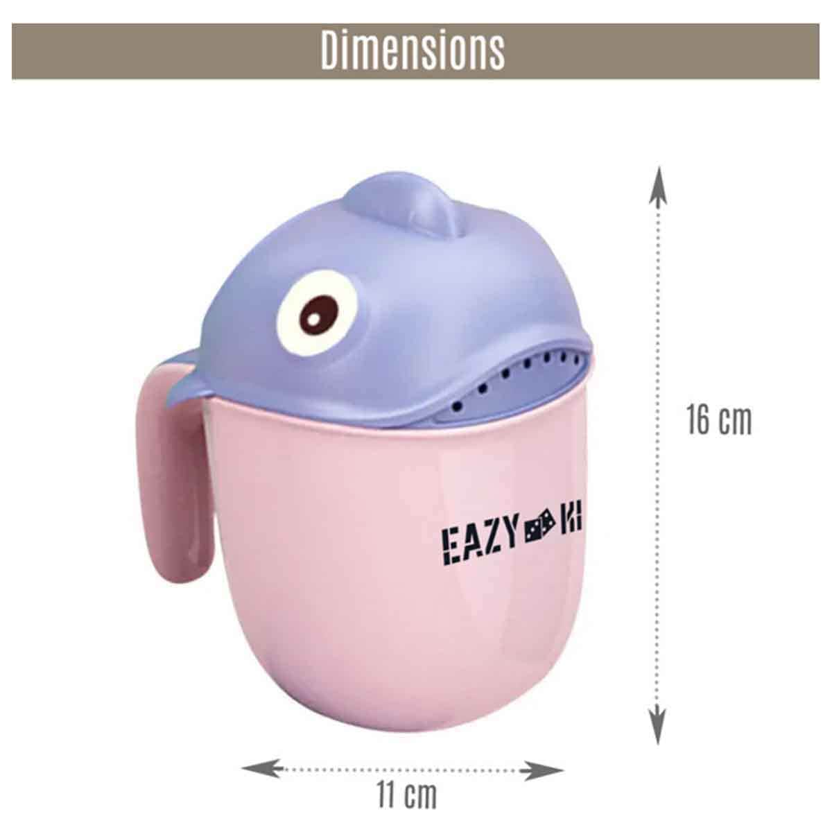 Eazy Kids 500ml Pink Baby Head Shampoo Wash Rinse Shower Mug