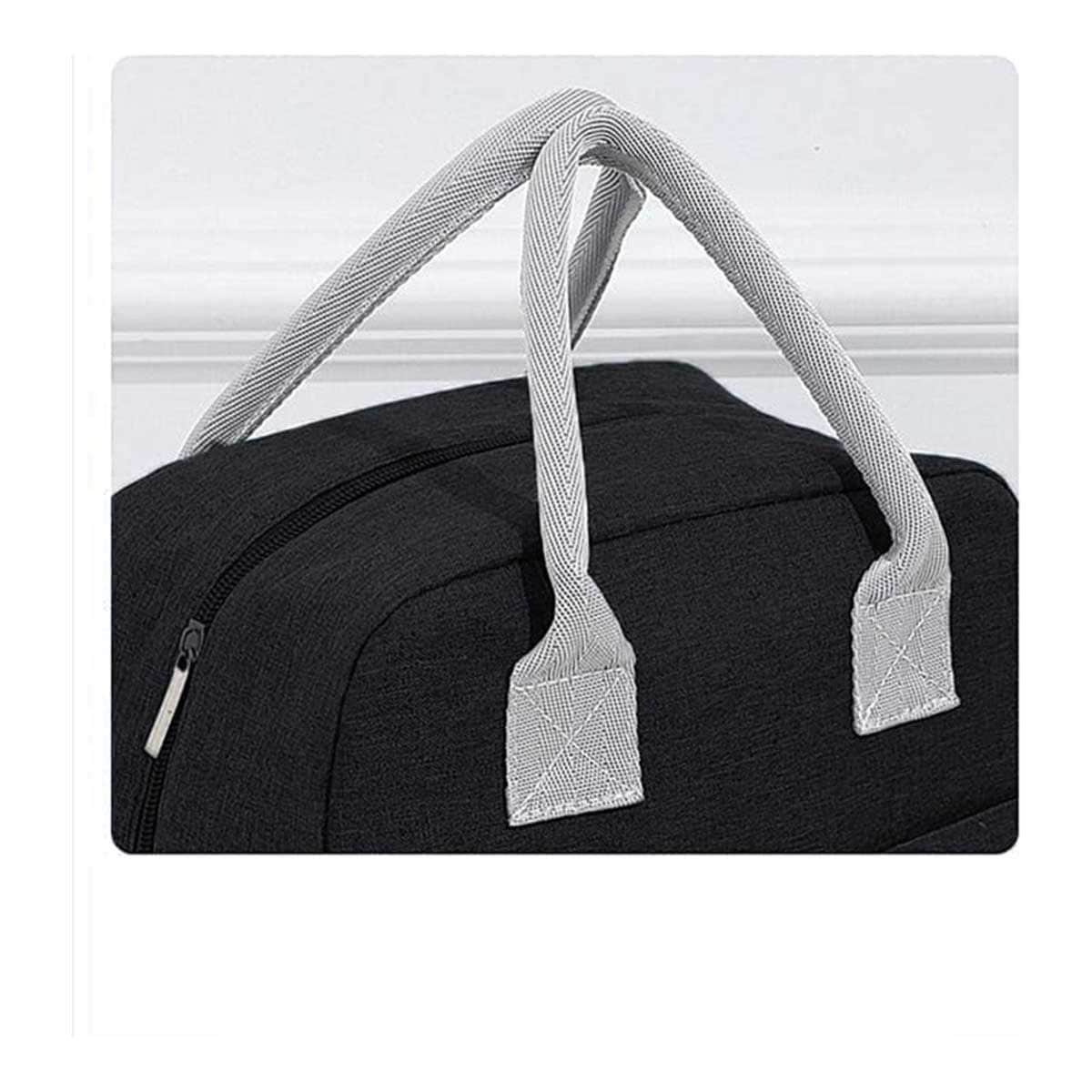 Eazy Kids Black Insulated Lunch Bag