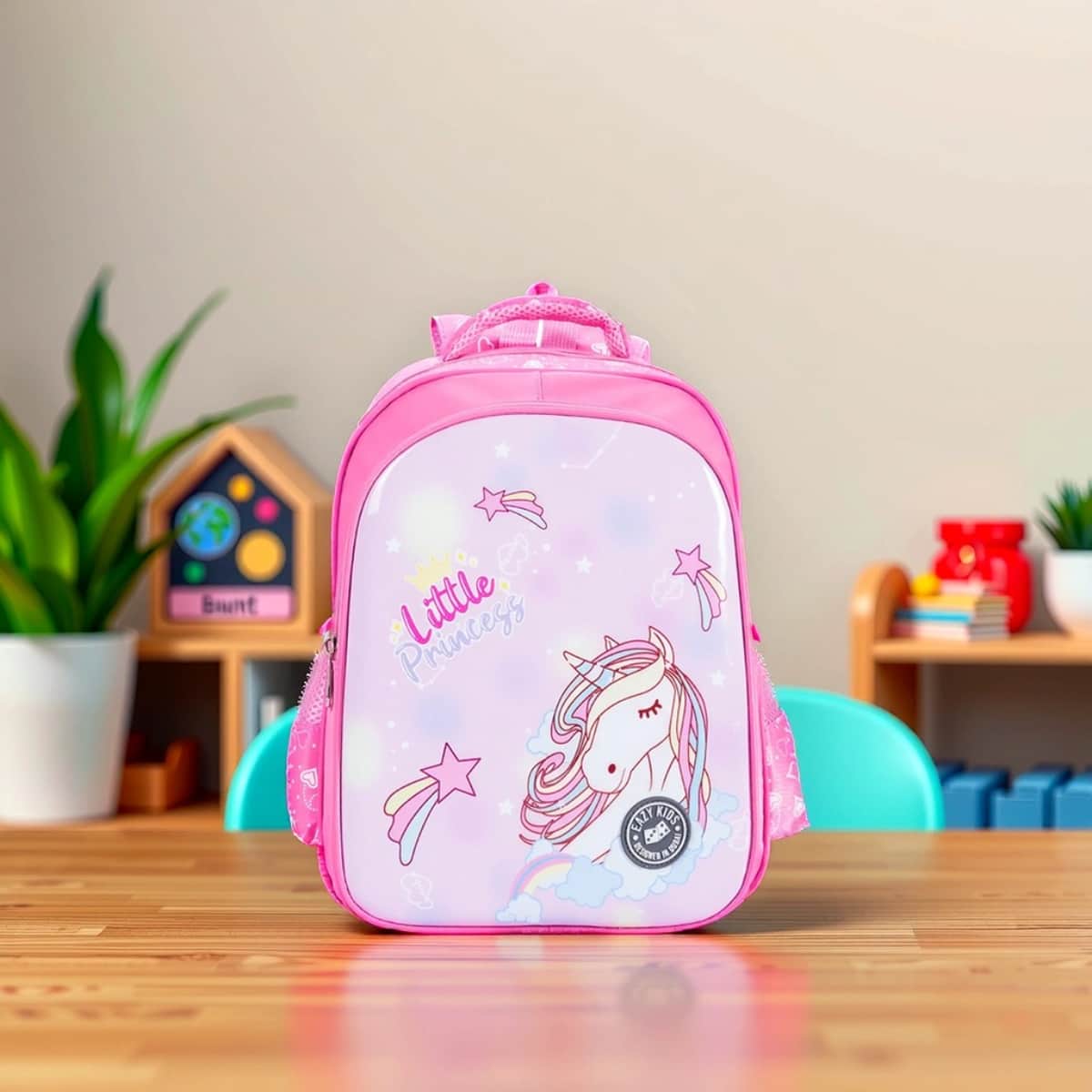 Eazy Kids Black Vogue School Bag Unisex, 3-4 Years