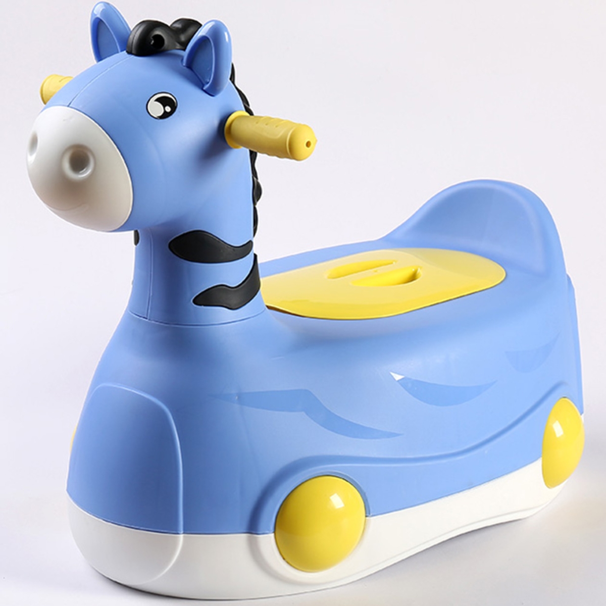 Eazy Kids Blue Horse Potty Car Toddler, 0-2 Years