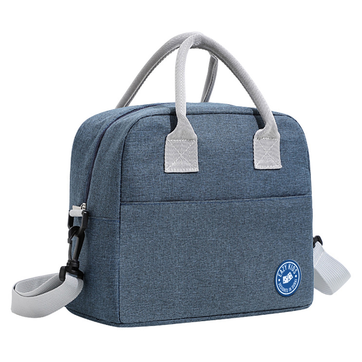 إيزي كيدز حقيبة غداء معزولة باللون الأزرق للجنسين من عمر 13 سنة فما فوق