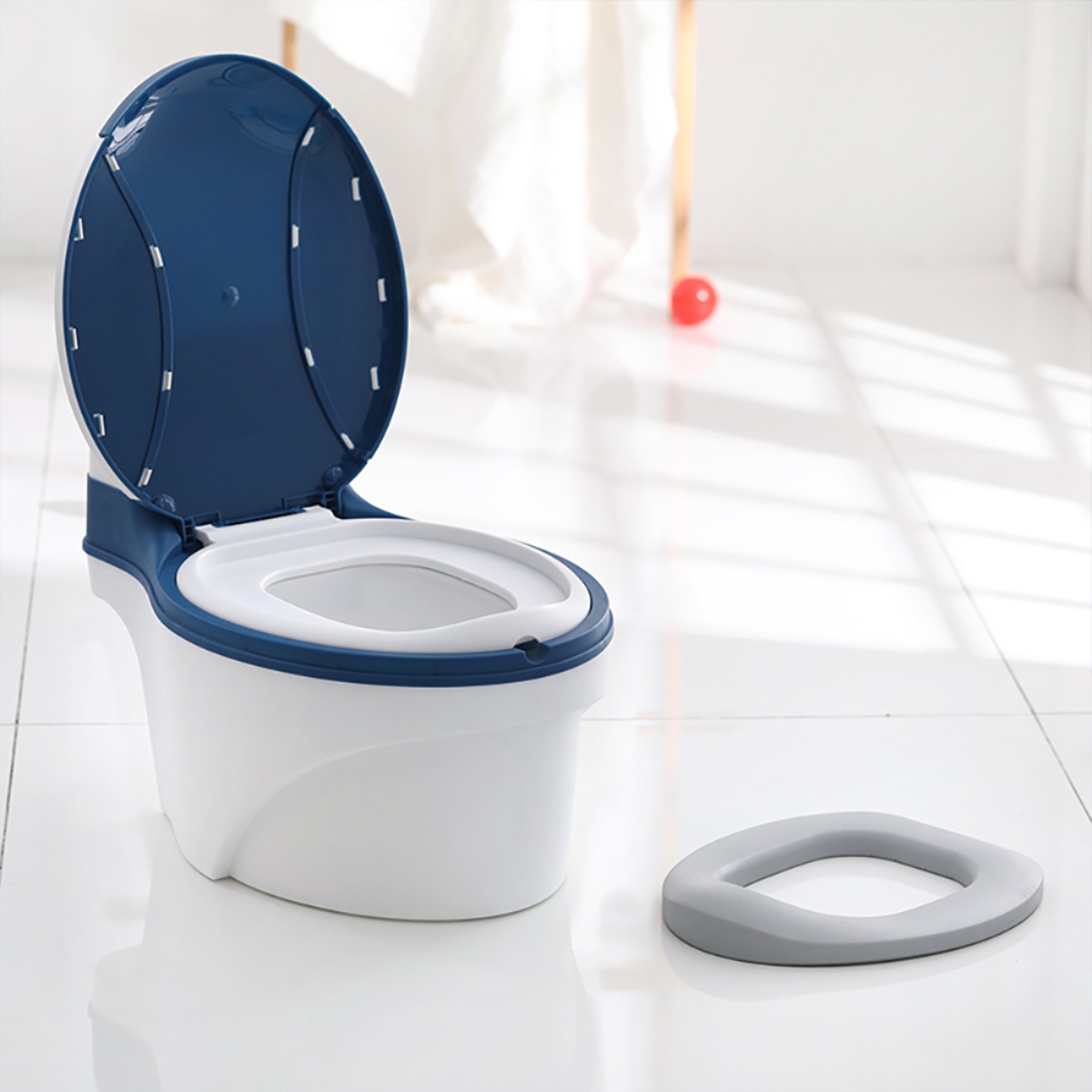 Eazy Kids Blue Potty Training Seat Toddler, 0-2 Years