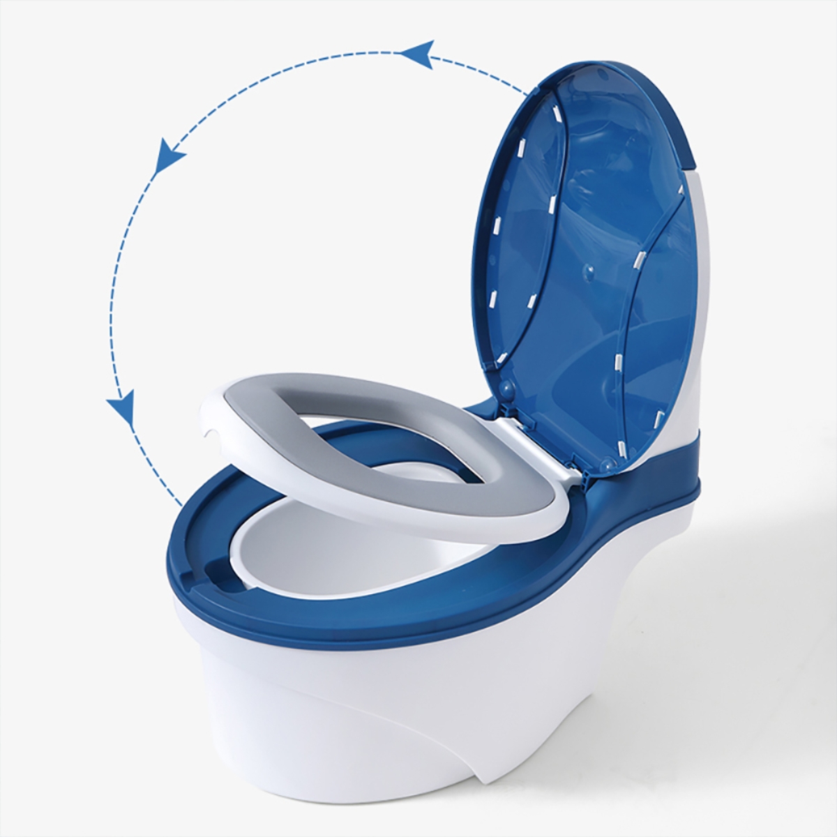 Eazy Kids Blue Potty Training Seat Toddler, 0-2 Years