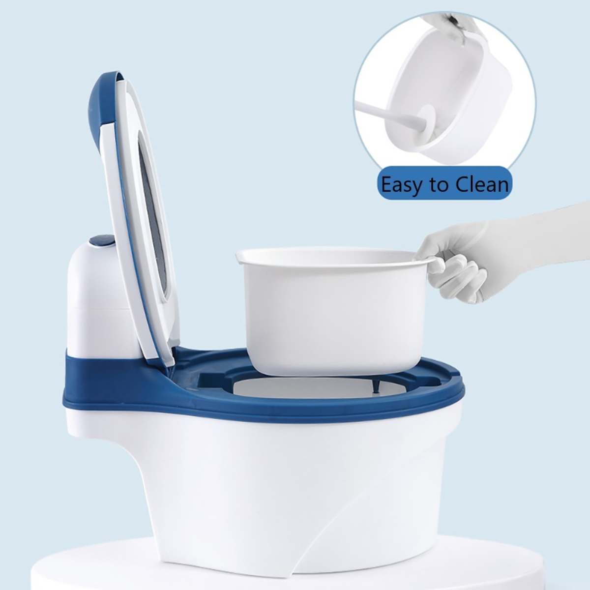 Eazy Kids Blue Potty Training Seat Toddler, 0-2 Years
