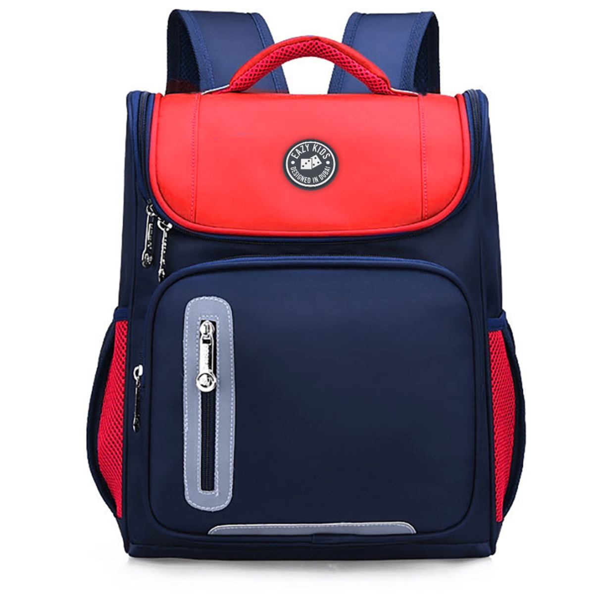 Eazy Kids Blue Trolley School Bag Unisex, 3-4 Years