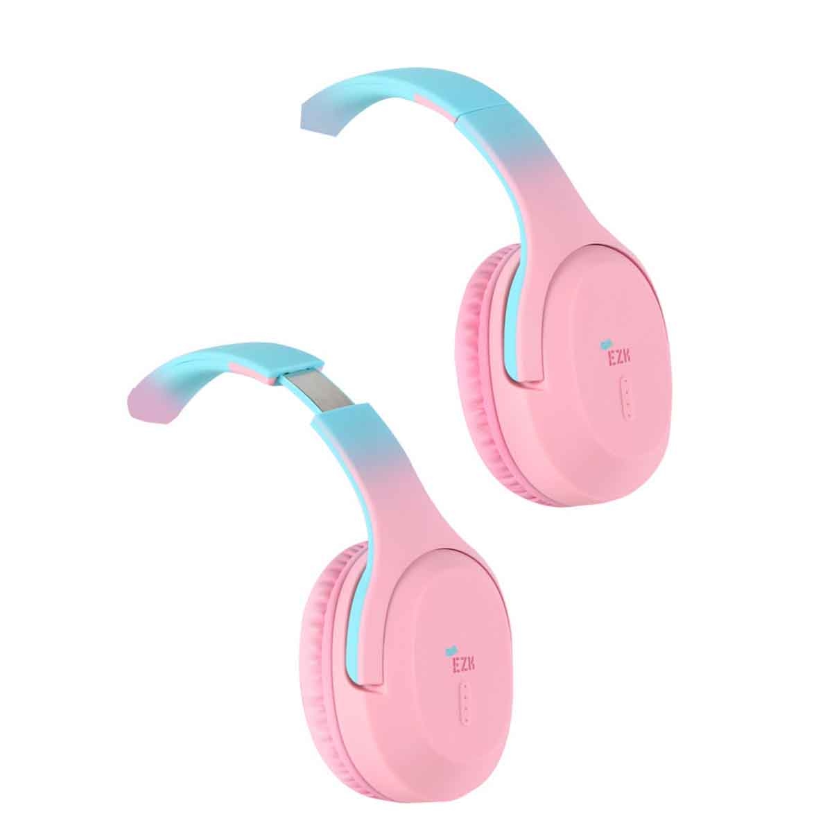 إيزي كيدز سماعة بلوتوث لاسلكية إصدار 5.4 باللون الوردي