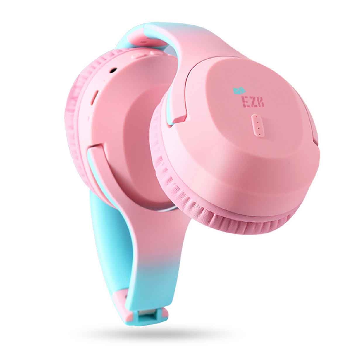 إيزي كيدز سماعة بلوتوث لاسلكية إصدار 5.4 باللون الوردي