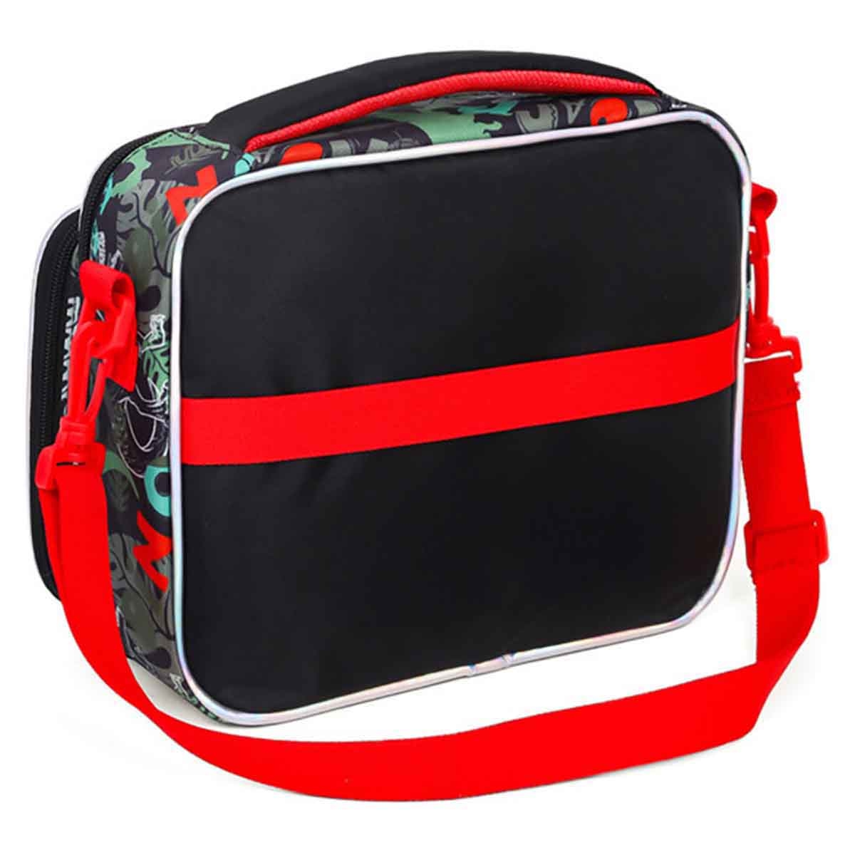 Eazy Kids Green Bottle & Lunch Bag Dinosaur