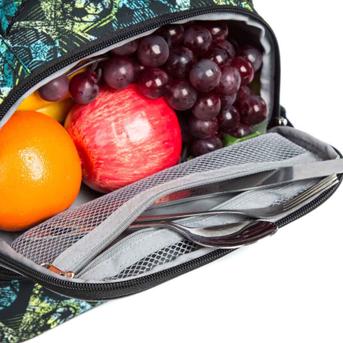 Eazy Kids Football Green Bottle & Lunch Bag