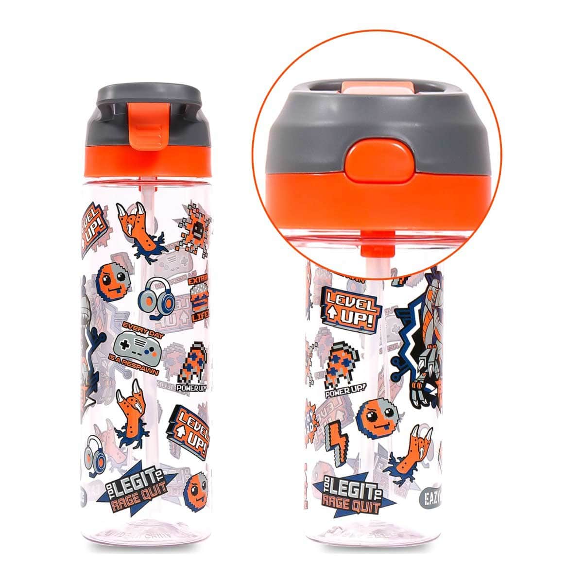 Eazy Kids Dinosaur 750ml Tritan Spray Water Bottle