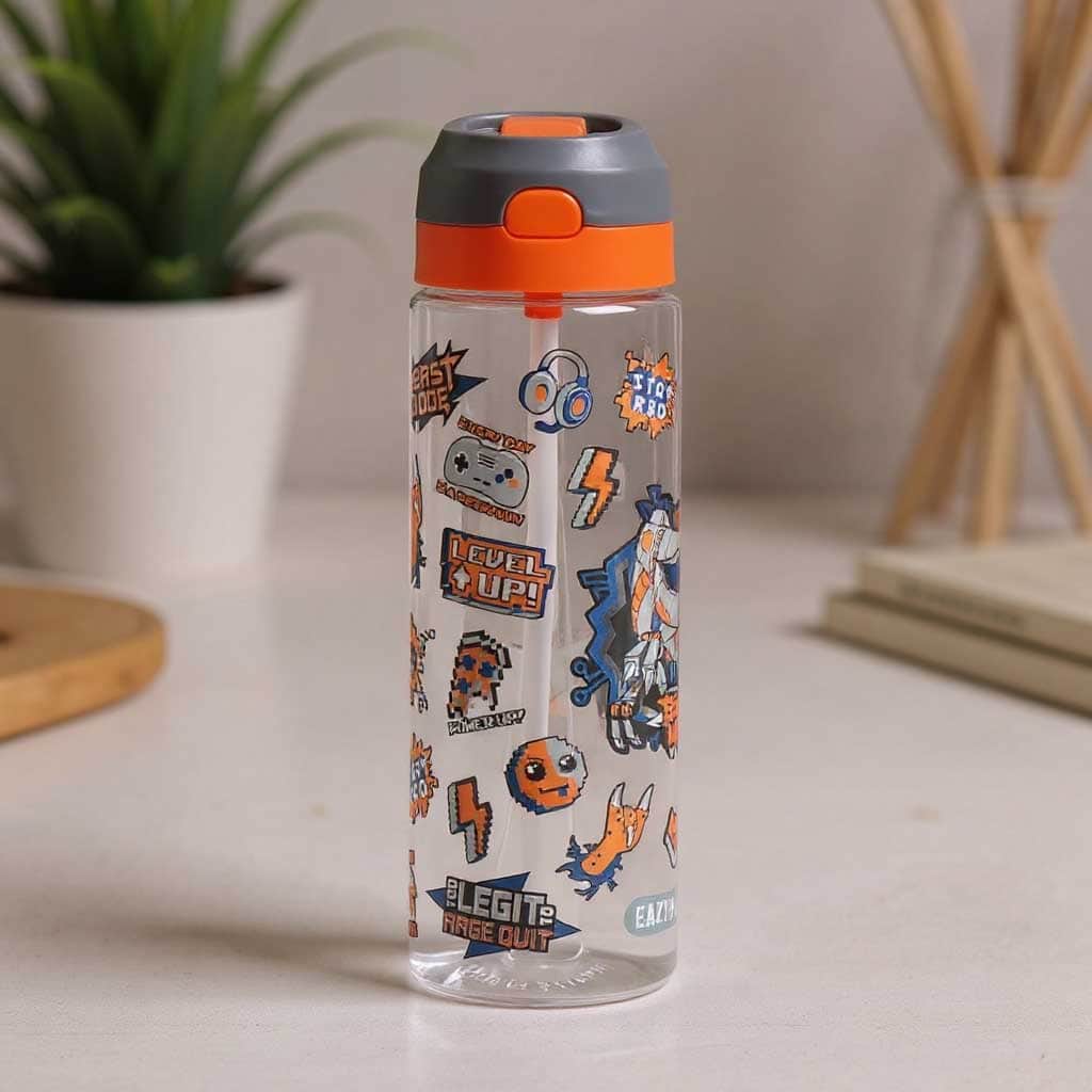 Eazy Kids Dinosaur 750ml Tritan Spray Water Bottle