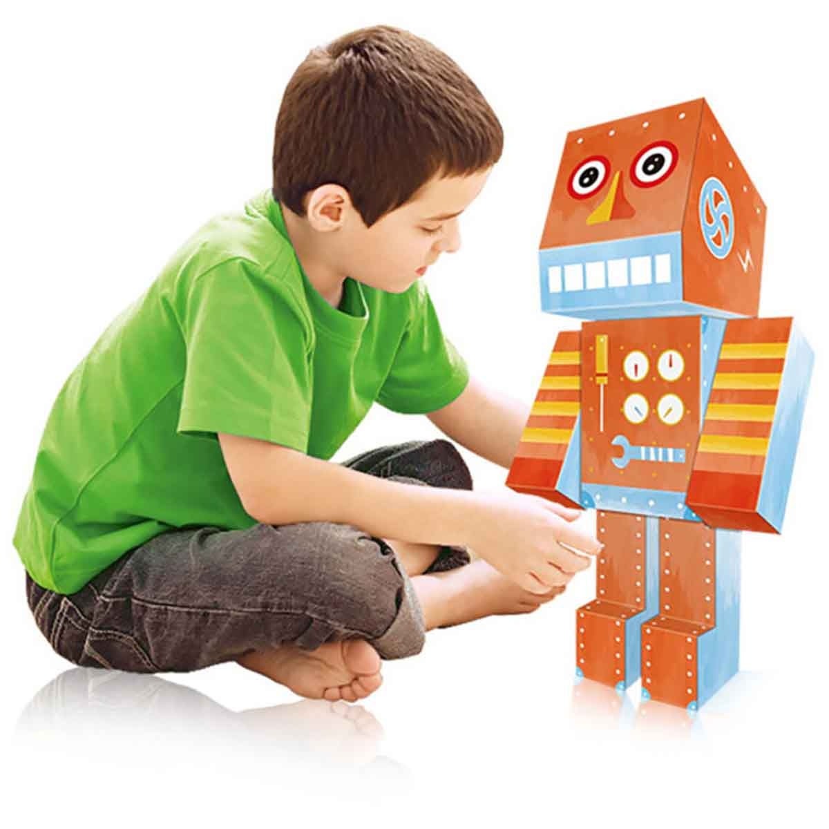 Eazy Kids Robot DIY Doodle Coloring Art