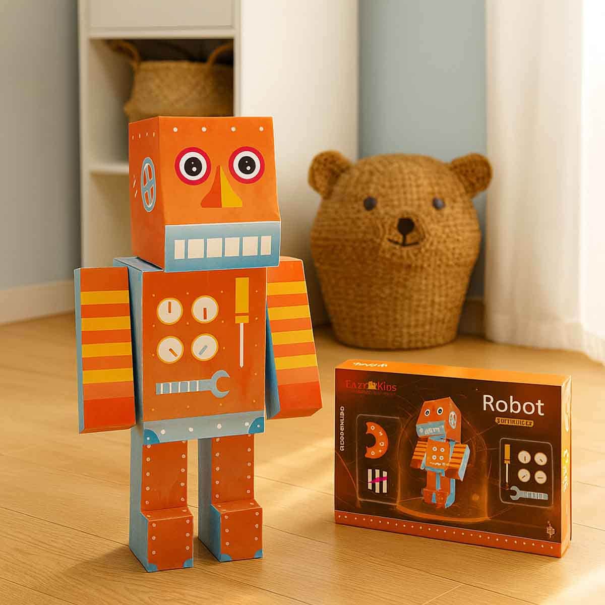 Eazy Kids Robot DIY Doodle Coloring Art