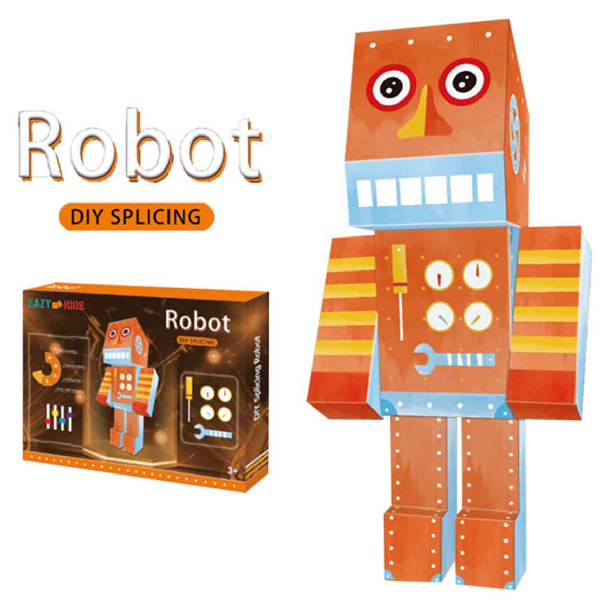 Eazy Kids Robot DIY Doodle Coloring Art