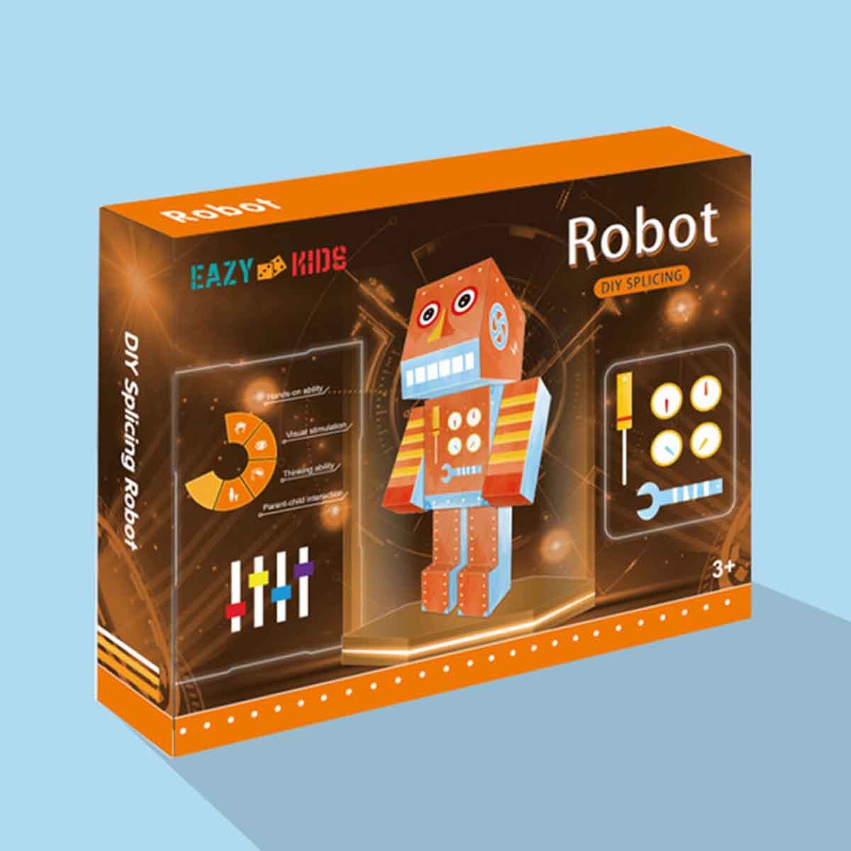 Eazy Kids Robot DIY Doodle Coloring Art