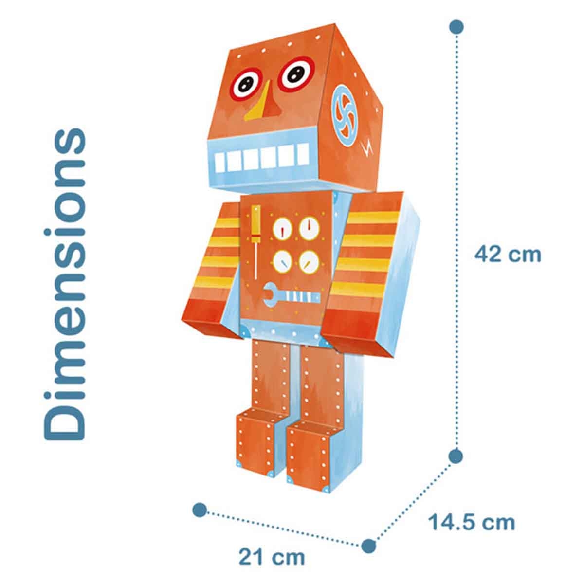 Eazy Kids Robot DIY Doodle Coloring Art