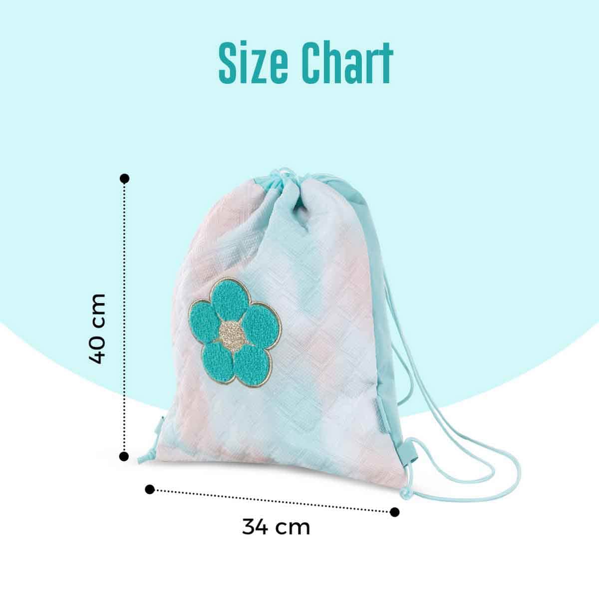 Eazy Kids Daisy Flower Drawstring Bag