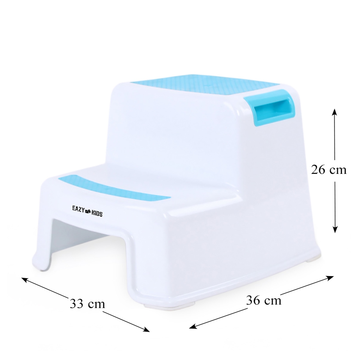 Eazy Kids EZ_FSS2_BU Blue Step Stool Toddler, 0-2 Years