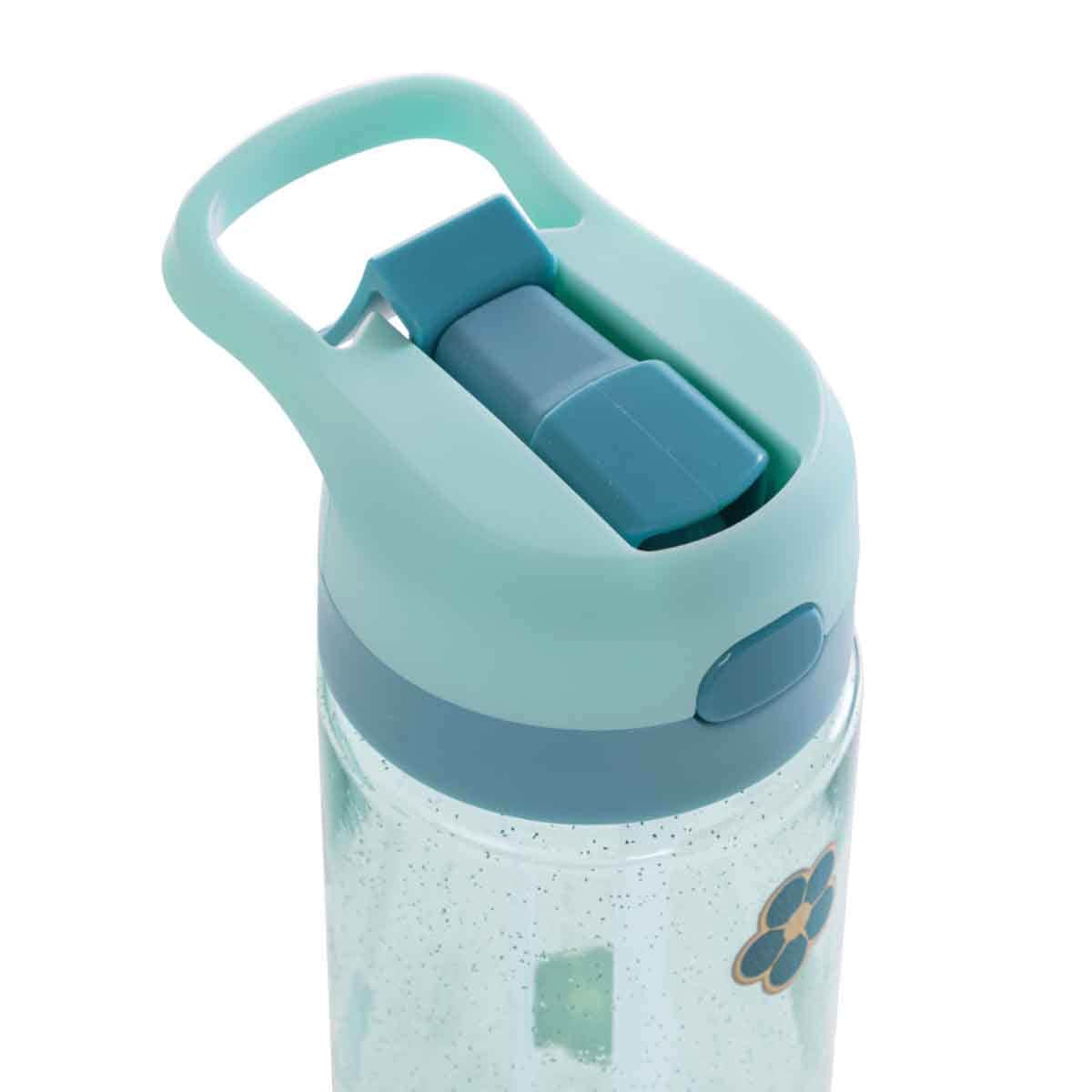 Eazy Kids 750ml Gitter Flora Tritan Water Bottle with Spray