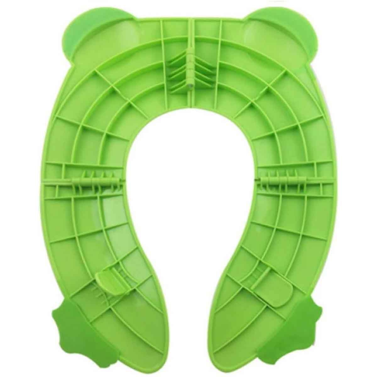 Eazy Kids Green Foldable Travel Potty with Carry Bag