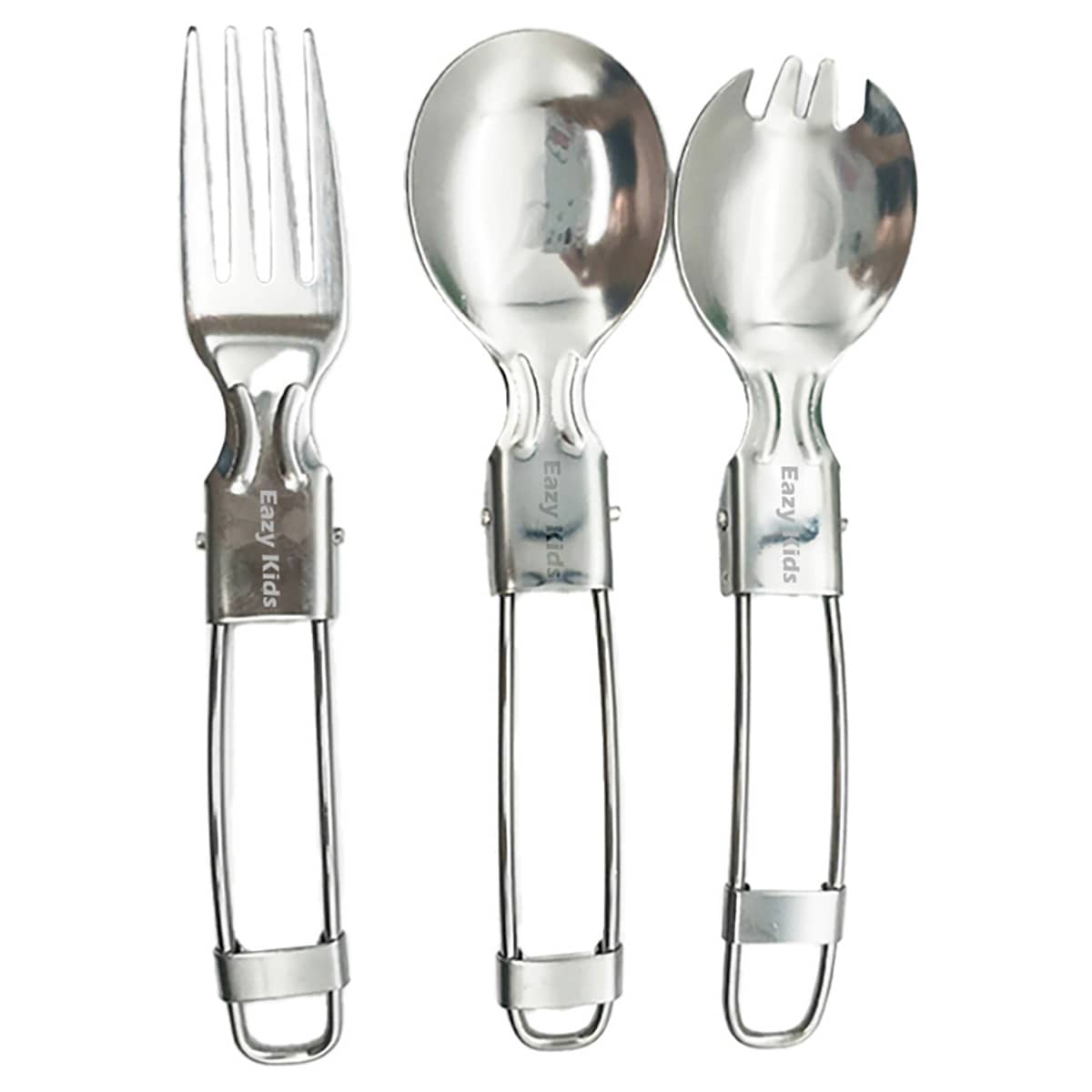Eazy Kids Folding Spork, Spoon & Fork Combo Toddler, 0-2 Years