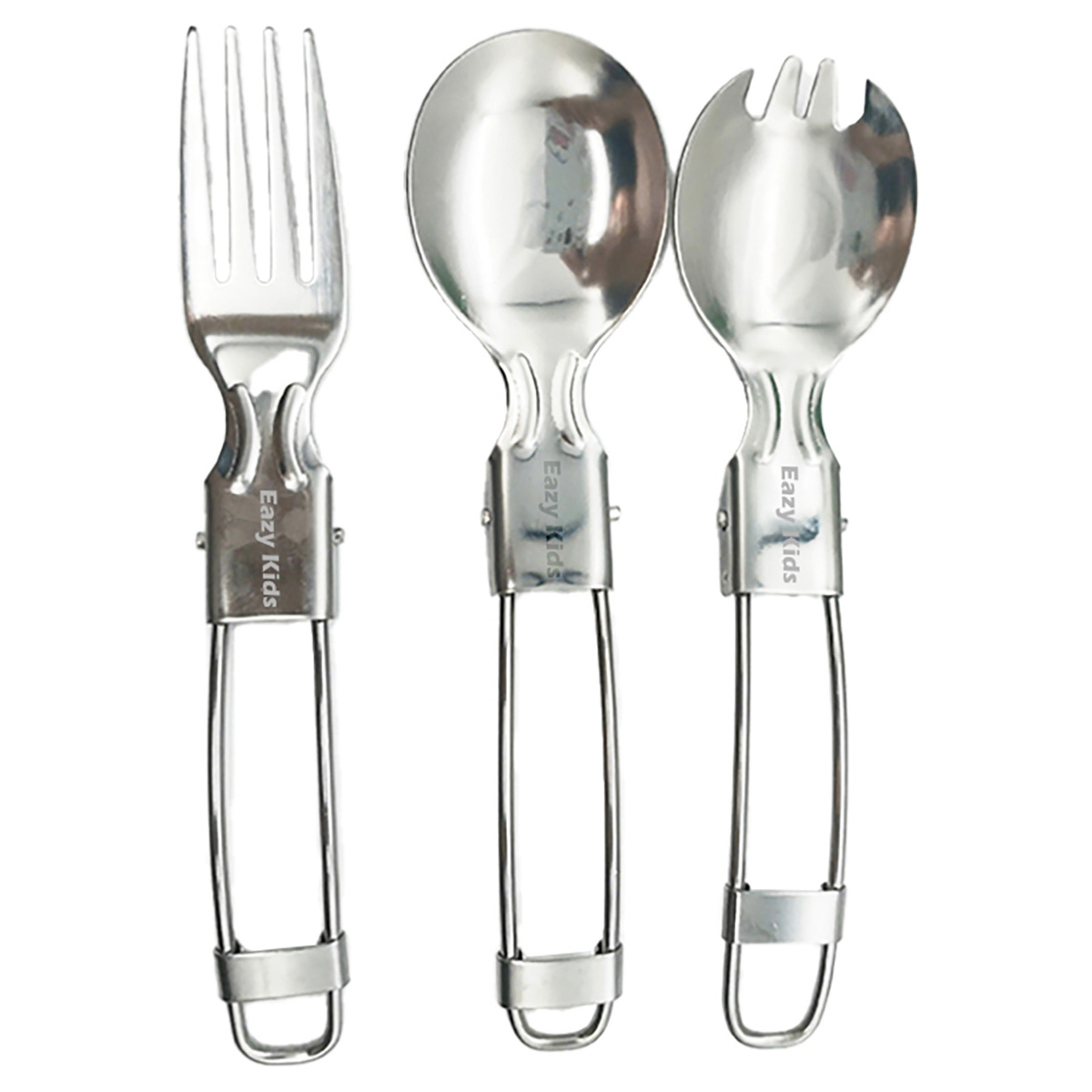 Eazy Kids Folding Spork, Spoon & Fork Combo Toddler, 0-2 Years