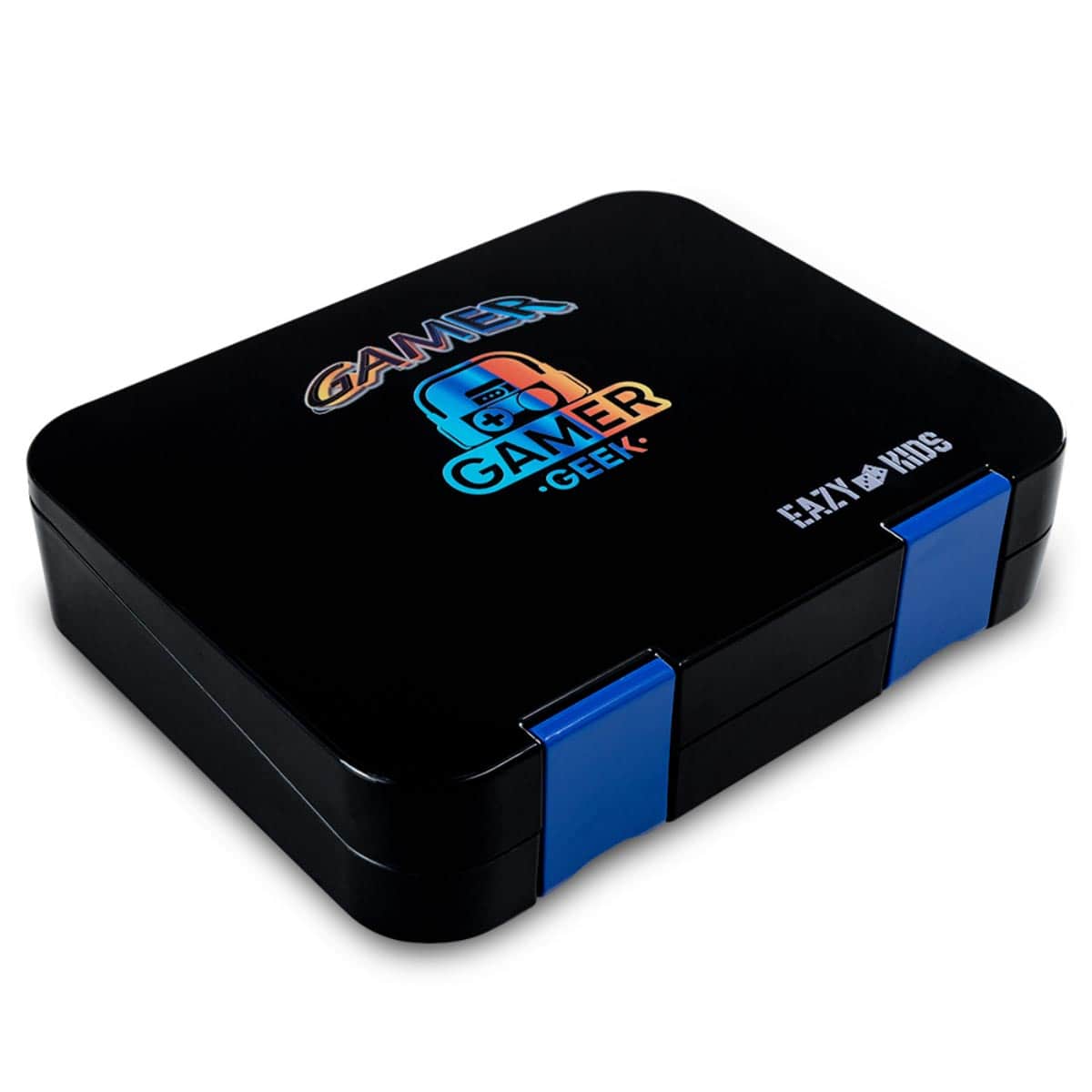 Eazy Kids Gamer Convertible Bento Lunch Box with Insulated Lunch Bag