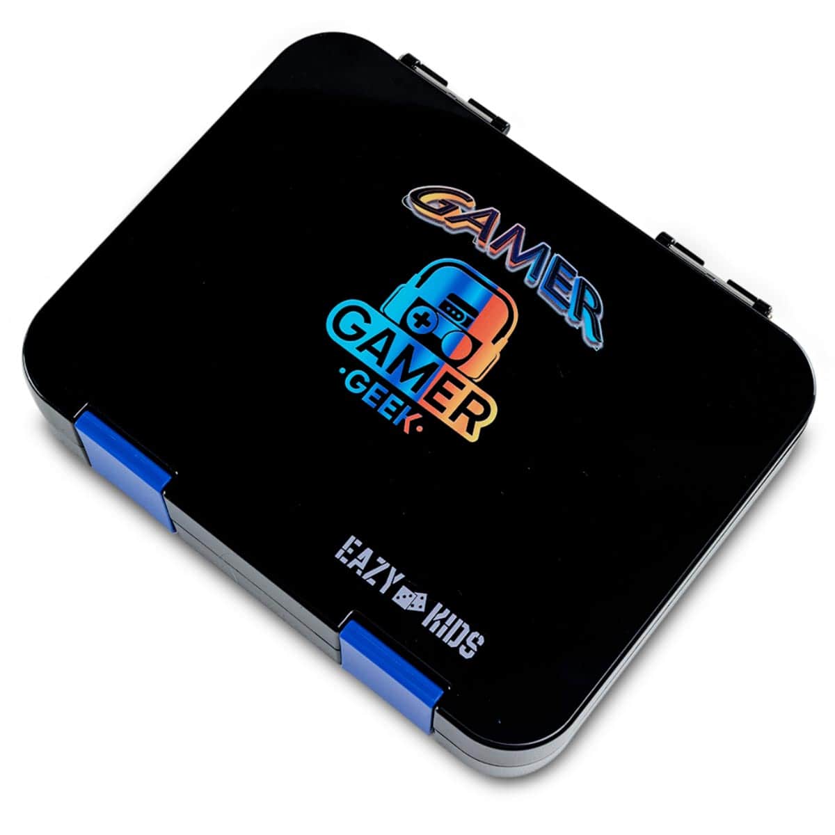 Eazy Kids Gamer Convertible Bento Lunch Box with Insulated Lunch Bag