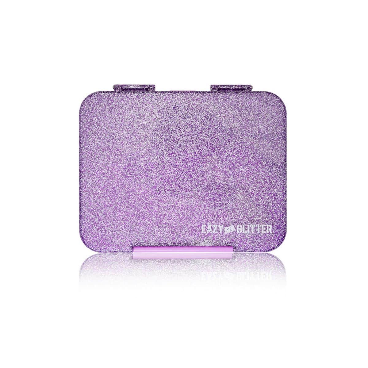 Eazy Kids Glitter Purple 6 & 4 Convertible Bento Lunch Box