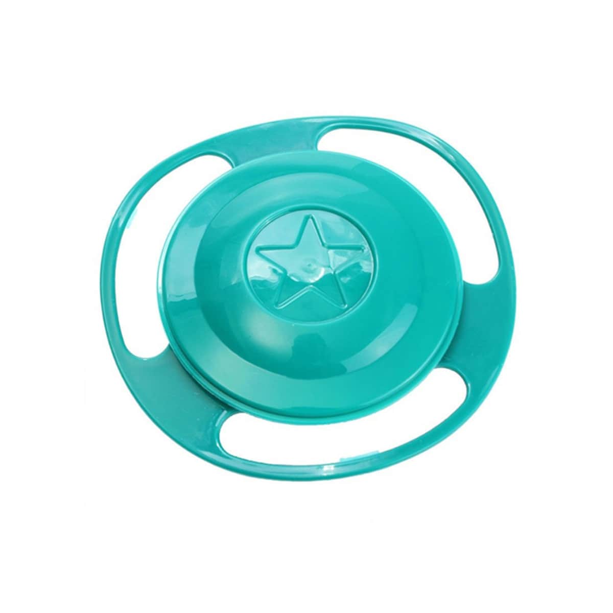 Eazy Kids Green Gyro Spill Proof Bowl with Lid Toddler, 0-2 Years