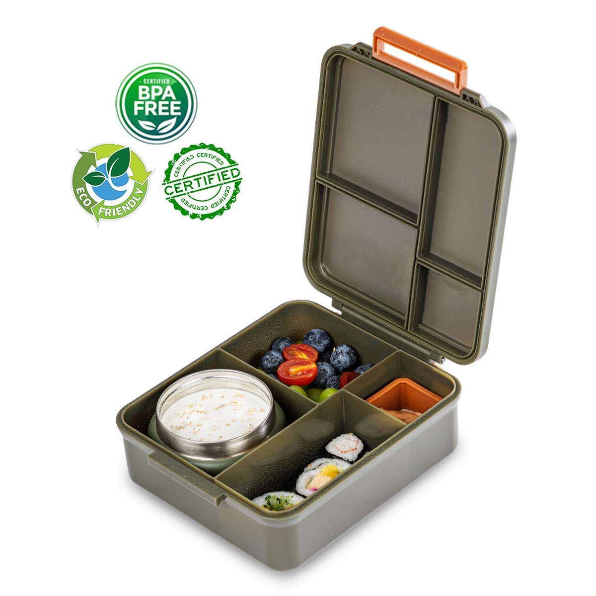 Eazy Kids Insulated Lunch Bag with Jumbo Bento Lunch Box