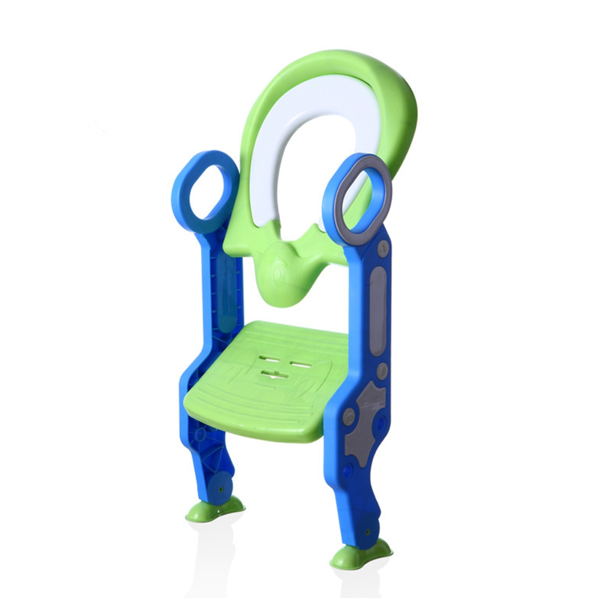Eazy Kids Green Step Stool Foldable Potty Trainer Seat Toddler, 0-2 Years