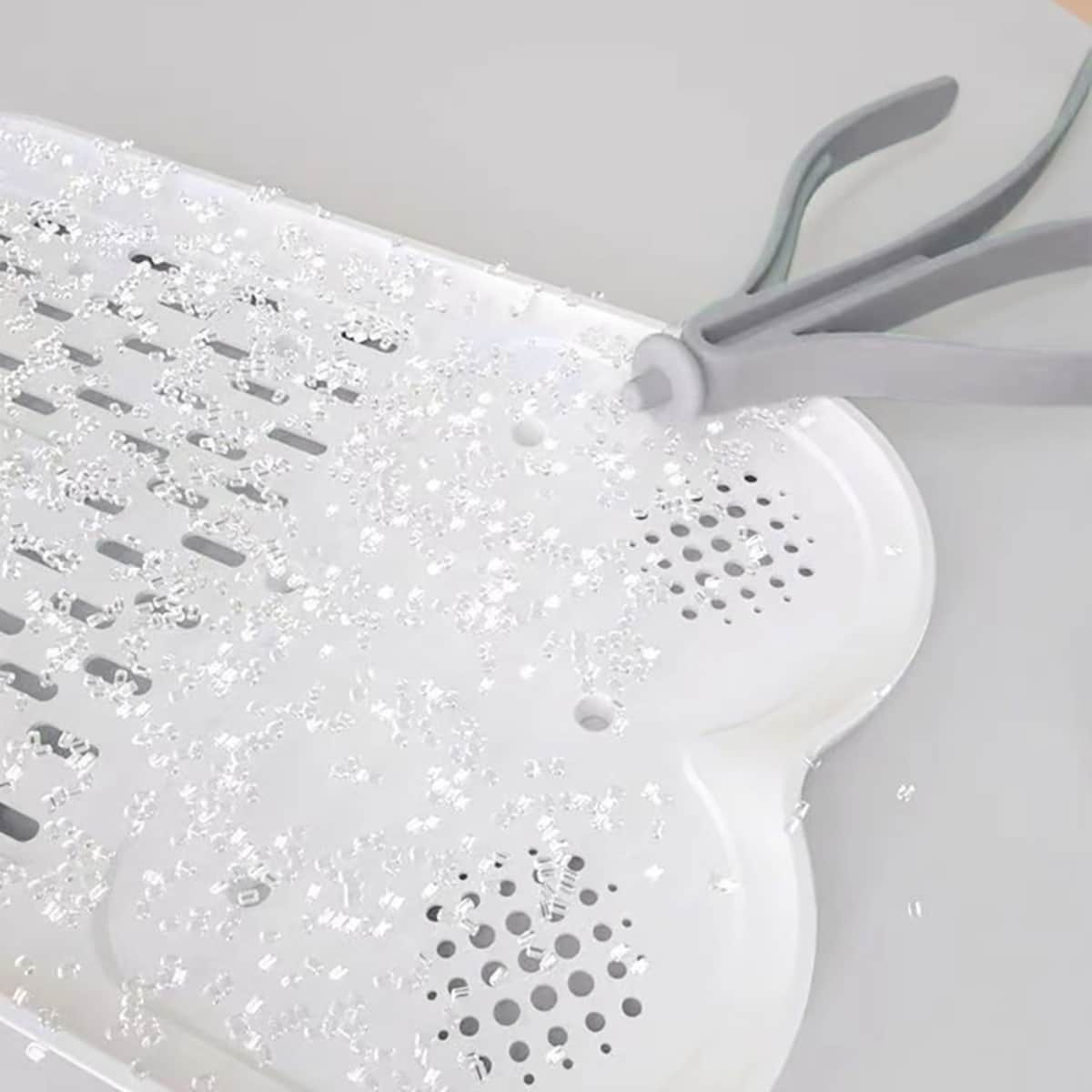 Eazy Kids Grey Baby Bottle Drying Rack 16 Peg Unisex, 13+ Years