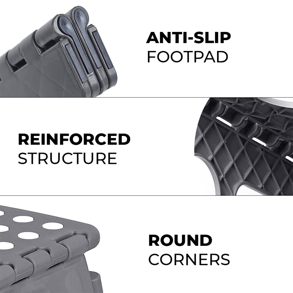 إيزي كيدز قاعدة قابلة للطي باللون الرمادي للأطفال من عمر 0 إلى 2 سنة