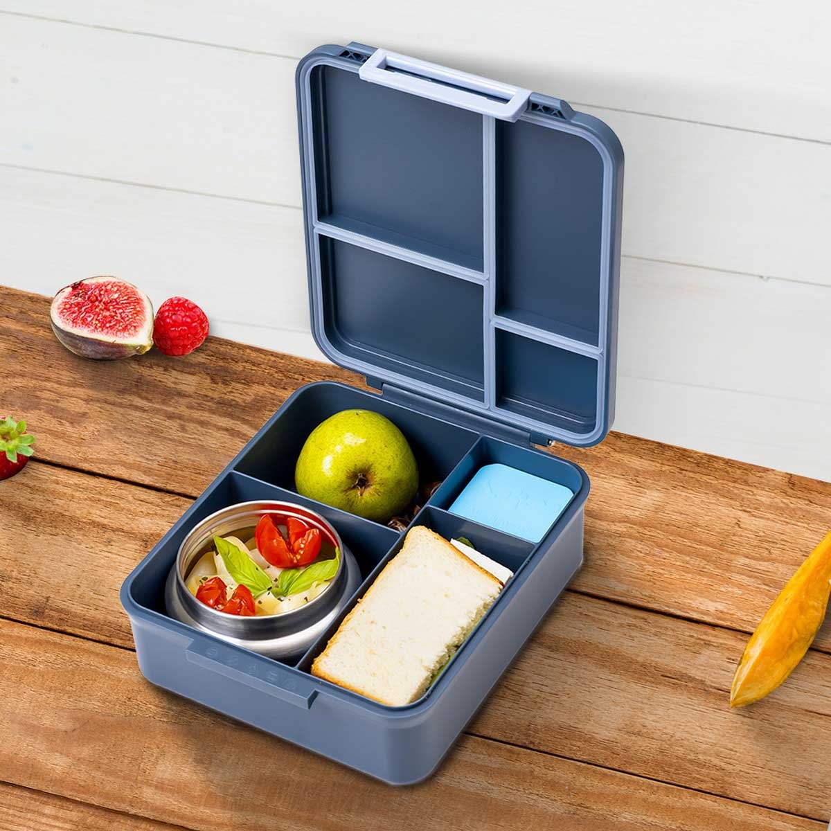 Eazy Kids Insulated Lunch Bag with Jumbo Bento Lunch Box