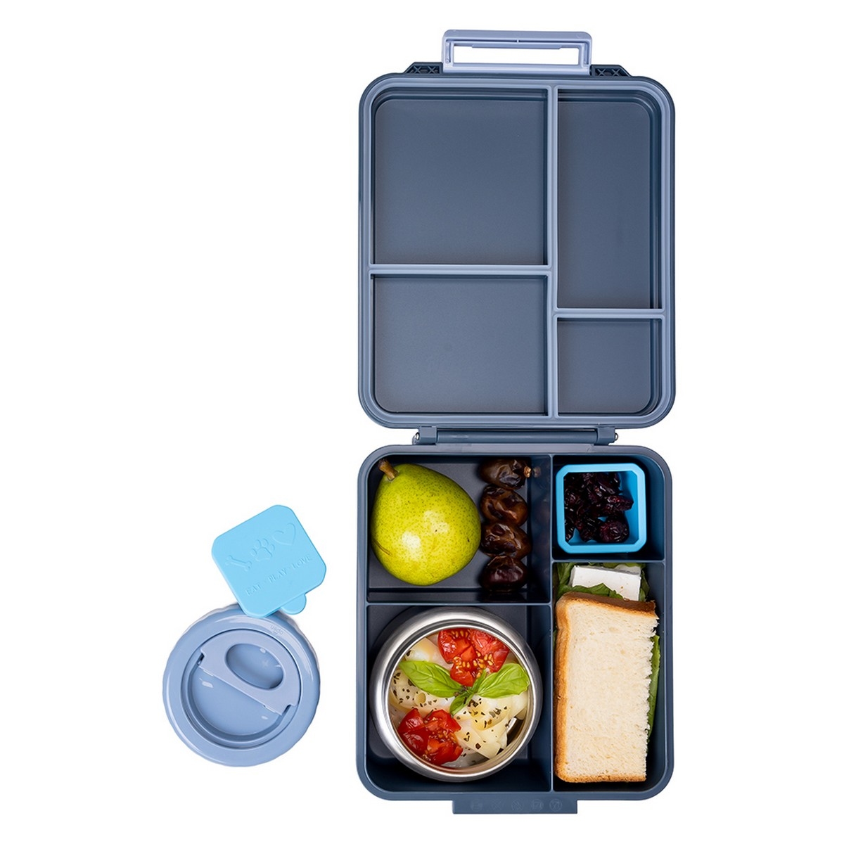 Eazy Kids Jumbo Bento Lunch Box with 850ml Tritan Water Bottle
