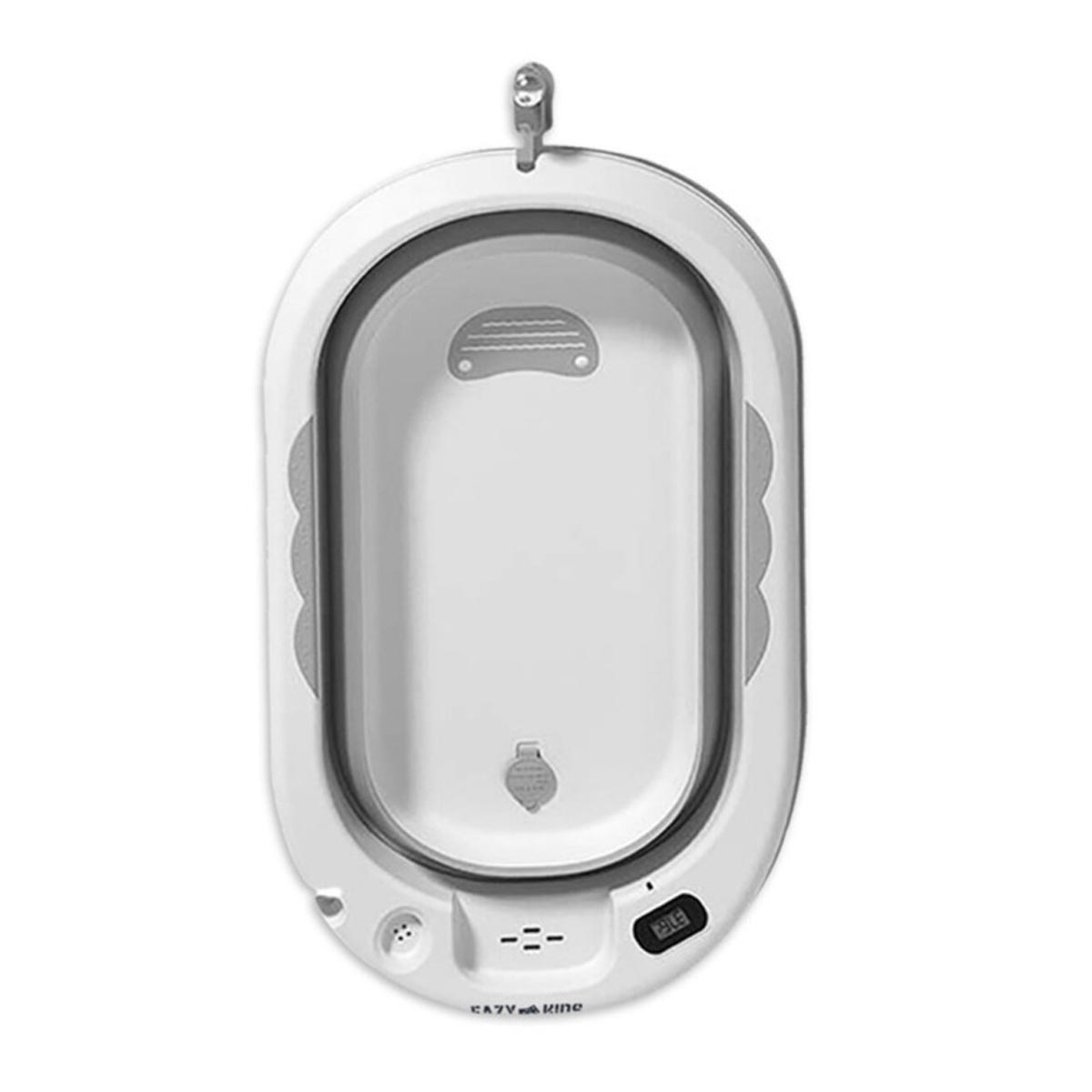 Eazy Kids Temperature Controlled Foldable Bathtub Toddler, 0-2 Years