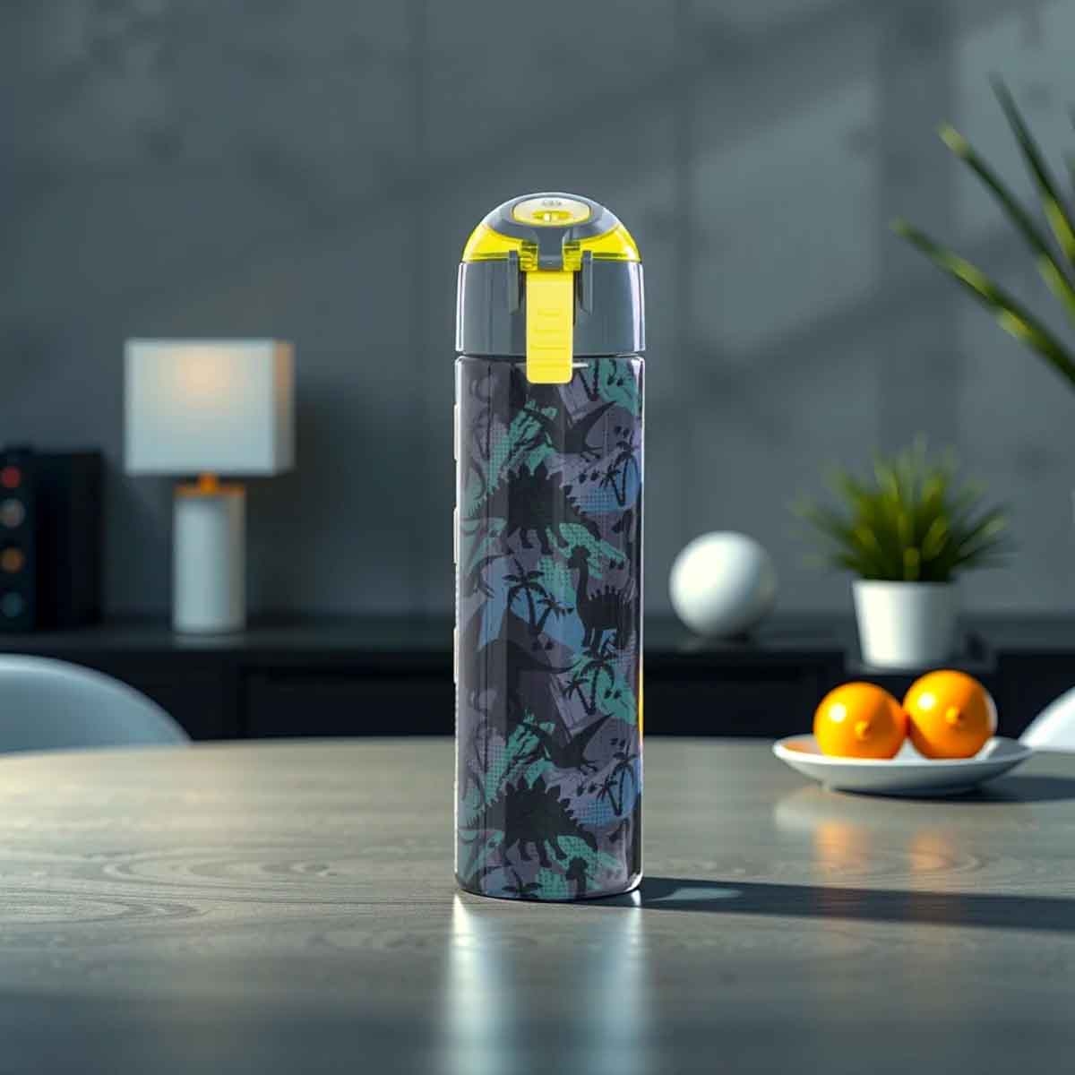 Eazy Kids 640ml T-Rex Insulated Stainless Steel Water Bottle with Spray