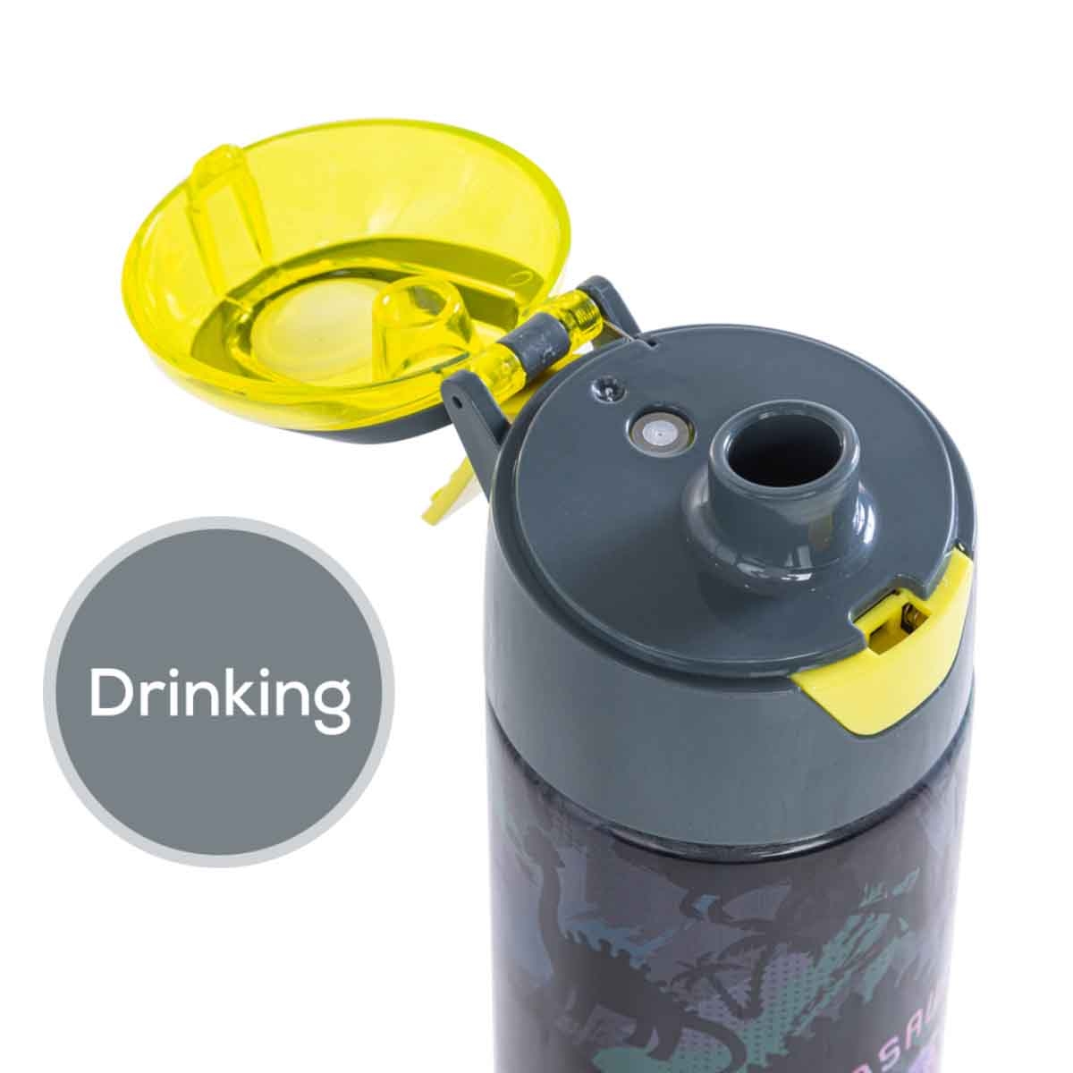 Eazy Kids 640ml T-Rex Insulated Stainless Steel Water Bottle with Spray