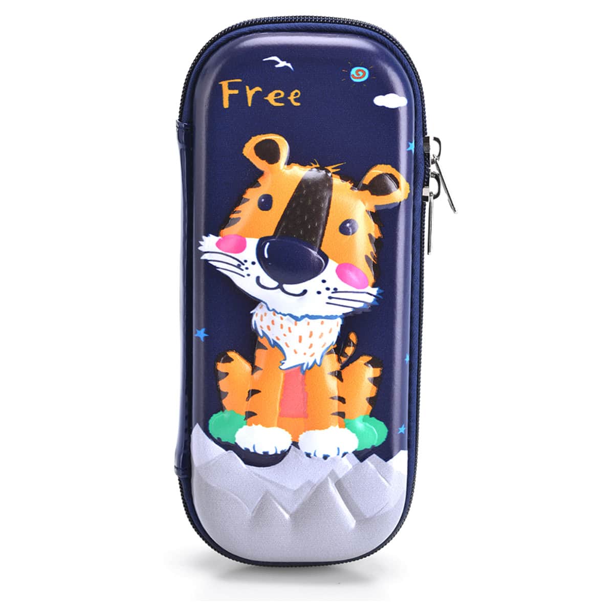 Eazy Kids Leo 3D Pencil Case Unisex, 3-4 Years