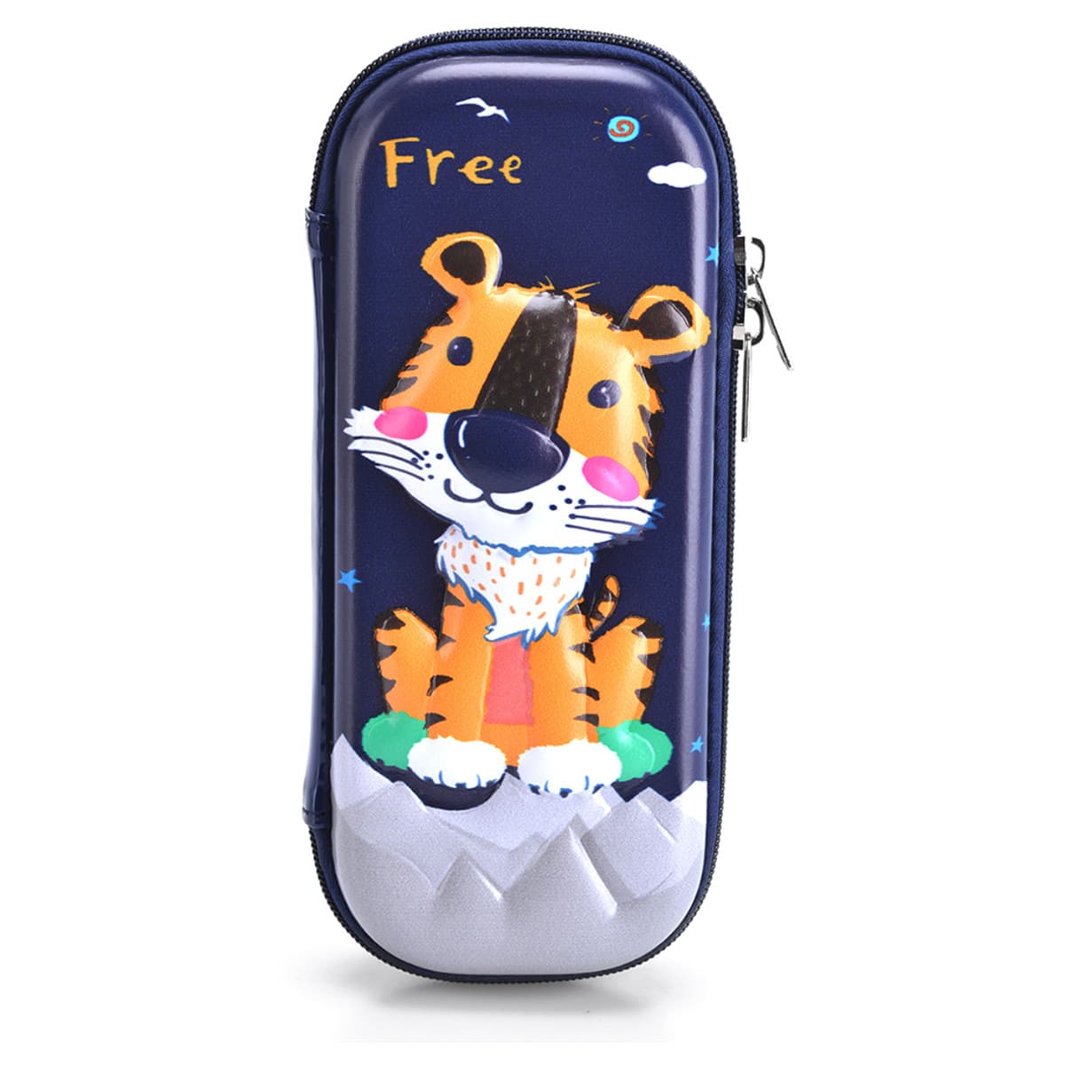 Eazy Kids Leo 3D Pencil Case Unisex, 3-4 Years