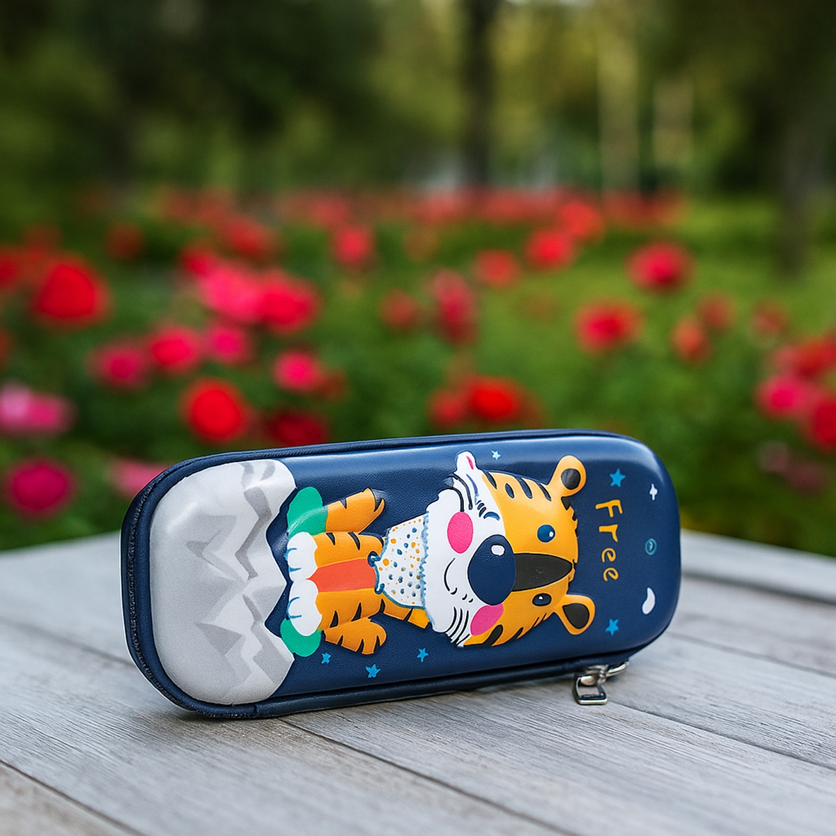 Eazy Kids Leo 3D Pencil Case Unisex, 3-4 Years