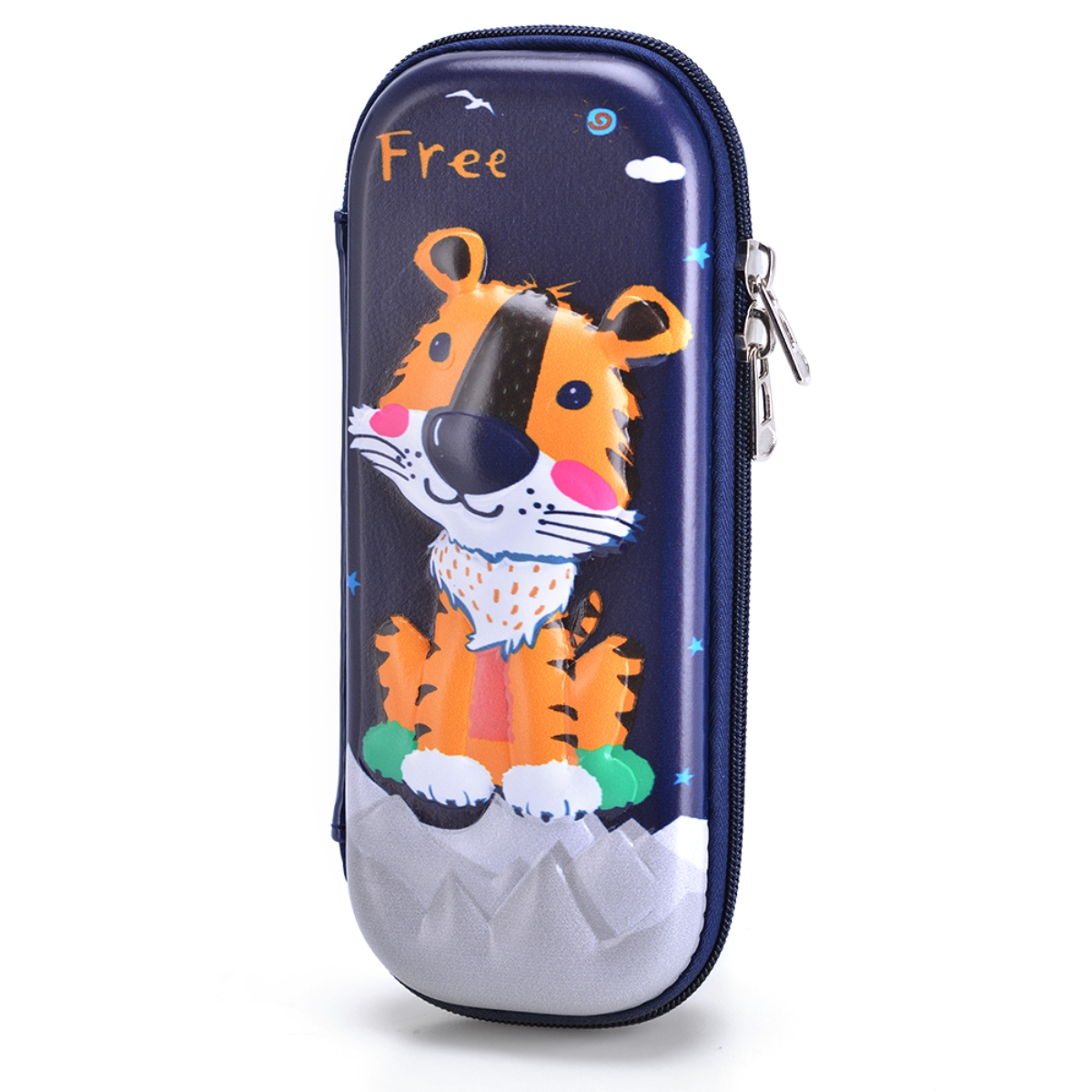 Eazy Kids Leo 3D Pencil Case Unisex, 3-4 Years