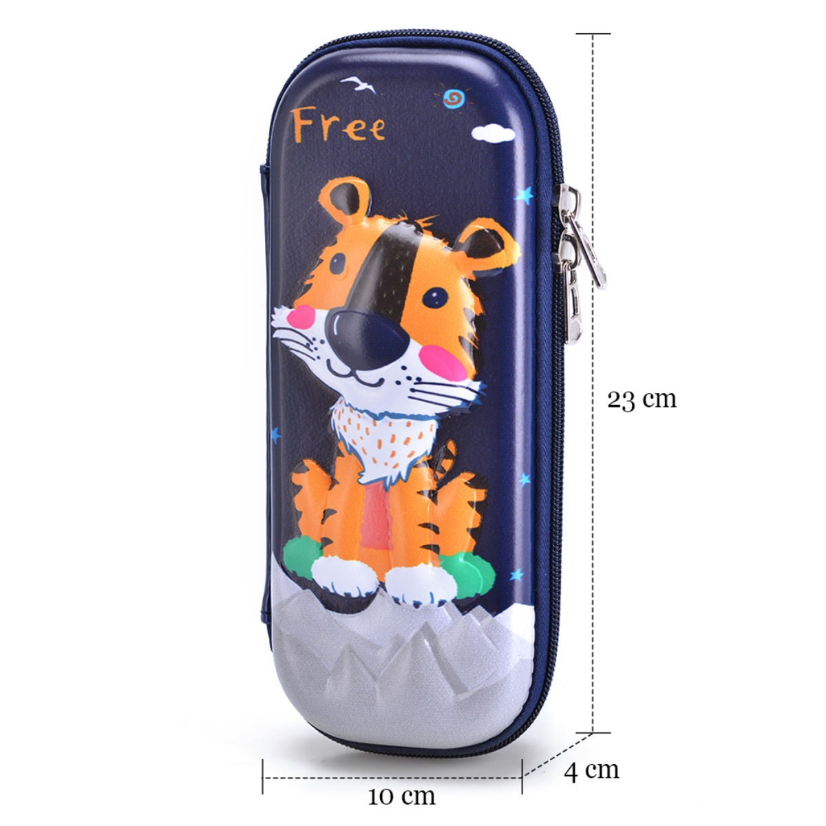 Eazy Kids Leo 3D Pencil Case Unisex, 3-4 Years