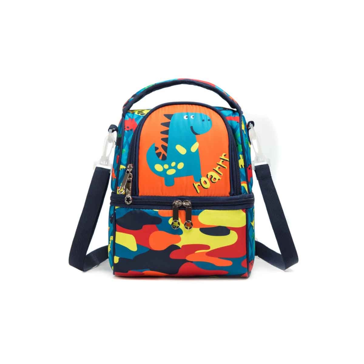 Eazy Kids Dinosaur Blue Lunch & Picnic Bag