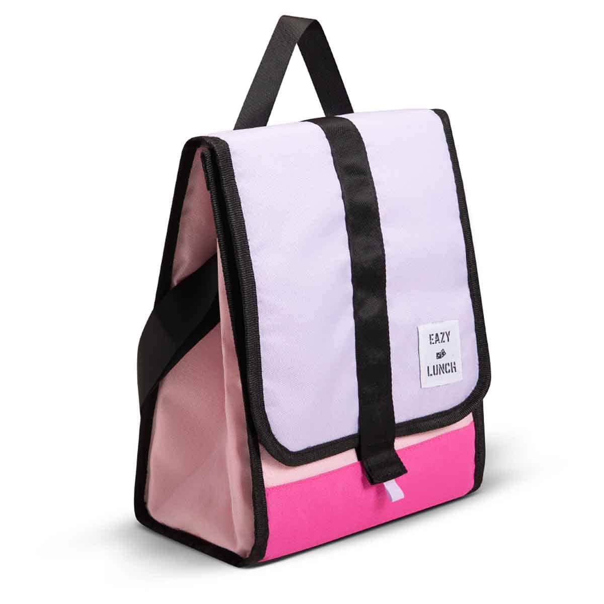 Eazy Kids Pink Insulated Lunch Bag